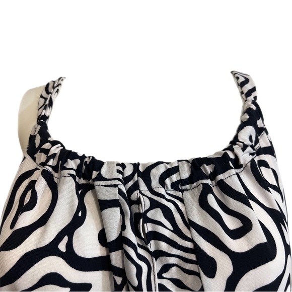 Rafaella woman Navy & White Mini Dress Sz.3XL Geographic Print New With … - Picture 4 of 16